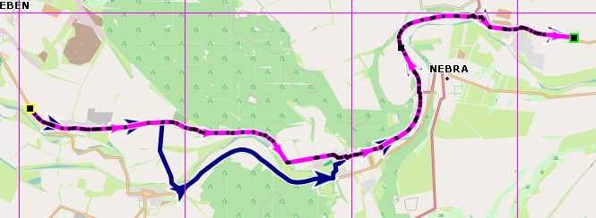 Points recalculated in range