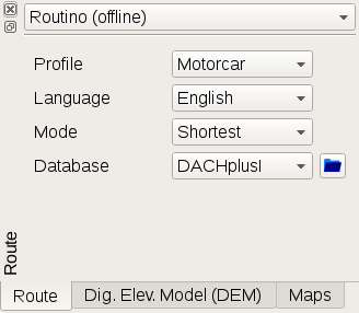 Routino configuration