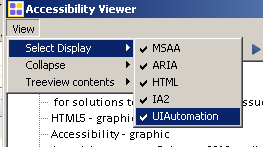 aViewer's 'View > Select Display' menu