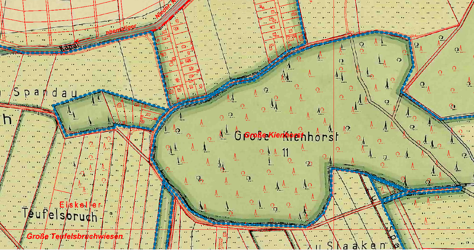 1927 Area of Teufelsbruch, Eiskeller, Berlin-Spandau