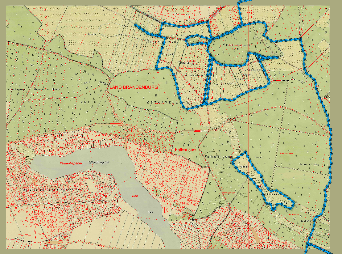 1927 Area of Eiskeller, Berlin-Spandau, Falkensee, Brandenburg